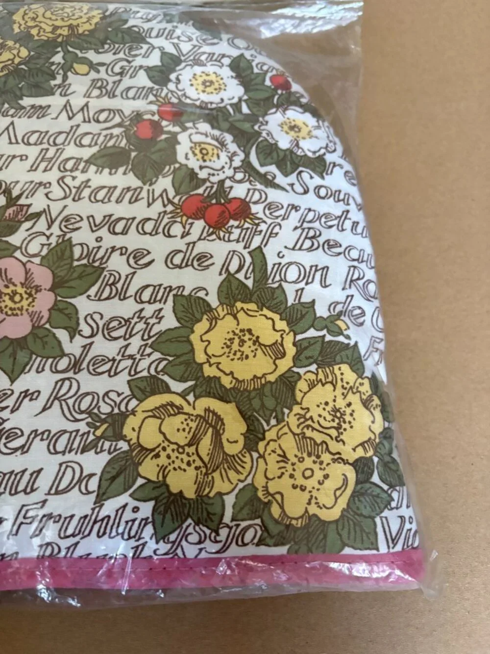 National Trust For Scotland Tea Cosy Teapot Cover Historic Roses Cotton Made UK